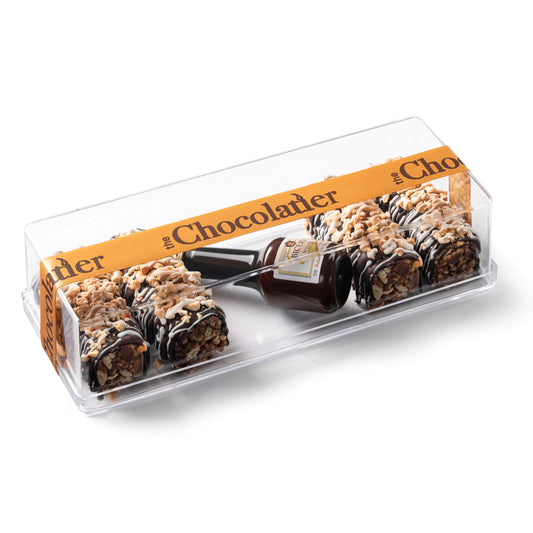 Mini Peanut Chew Log Quartet with Bicerin Liqueur